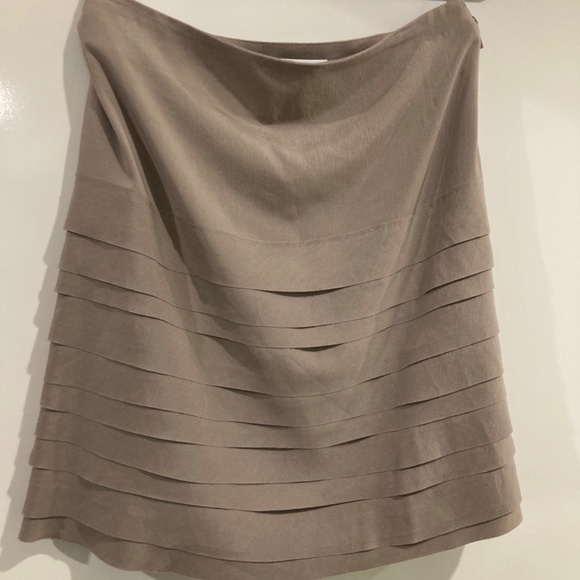 Italian Vintage Brunello Cucinelli Silk Skirt - Picture 2 of 7